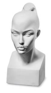 Perfectio kvindebuste, Royal Copenhagen figur, hvid