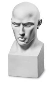 Perfectio bust of man, Royal Copenhagen figurine, white