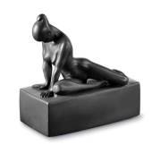 Perfectio kvindeskulptur, Royal Copenhagen figur, sort