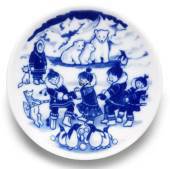 2005 The Children's Christmas plate 1st day issue plate with plaq., produced by Royal Copenhagen