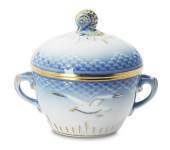 M�ge med guld, sukkersk�l, produceret af Bing & Gr�ndahl -  Royal Copenhagen