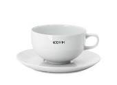 Blå Kant, Te, underkop, produceret af Royal Copenhagen