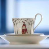 2007 Royal Copenhagen Julekop m/kagetallerken, s�t