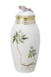 Flora Danica vase with cover, spring, produced by Royal Copenhagen