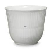 Hvid Riflet, Termokop, stor, indhold 25 cl., produceret af Royal Copenhagen