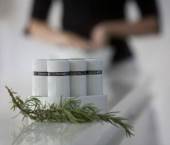 Hvid Riflet, Krydderisæt af 6 stk. i bakke, produceret af Royal Copenhagen