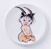 Royal Copenhagen Christel Plaquettes, Capricorn