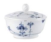 Blue Palmette,Dish with cover, produced by Royal Copenhagen
