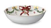 Stjerneriflet Jul, Salat skål, indhold 175 cl., produceret af Royal Copenhagen