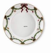 Starfluted Christmas, flat plate, produced by Royal Copenhagen