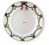 Starfluted Christmas, flat plate, produced by Royal Copenhagen