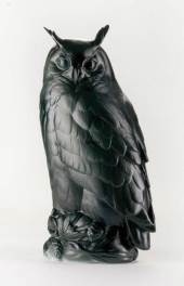 Black Horned Owl, Royal Copenhagen fugle figurine