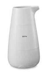 Elements, jug, white, capacity 70 cl., produced by Royal Copenhagen