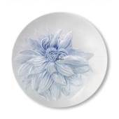 The Art of Giving Flowers, plate with light blue relief, 'Fascination', produced by Royal Copenhagen