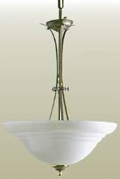 Milan pendant uplight in copper finish