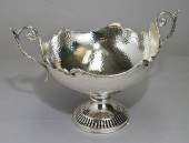 Silver bowl on foot