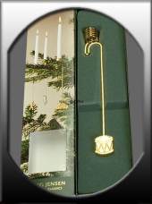 Georg Jensen candleholder 1992. Decoration : Drum