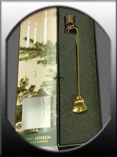 Georg Jensen candleholder 1994. Decoration : Bell