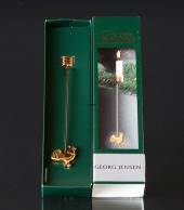 Georg Jensen candleholder 1999. Decoration : Cockerel