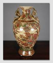 Chinese vase with flower
