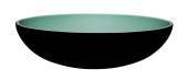 Holmegaard Sense fad, sort/mint