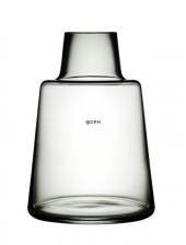 Holmegaard Flora vase, smoke, stor