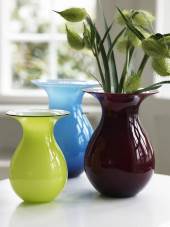 Holmegaard Shape vase, rød, stor