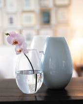 Holmegaard Cocoon vase, clear, small
