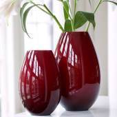 Holmegaard Cocoon vase, small, red