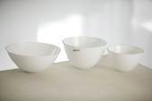 Holmegaard Cocoon bowl, opal white, large