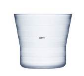 Holmegaard Flower Pot urtepotteskjuler, opal med striber, lille