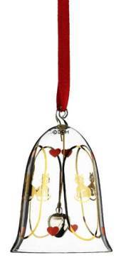 Holmegaard Christmas Annual Crystal Bell 2006, Cat
