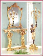 Mirror, goldfinish,A1, 119x85x6 cm