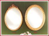 Mirror, gold/silver finish, 85 X 56 X 3 cm