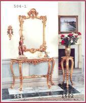 Console gold finish a1.118 x 31 x 80 cm