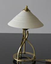 Milan bordlampe i b�rstet messing