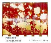 PANEL 42X187X6 rød m/svaner