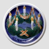 Aluminia plaquette Merry Christmas, with
