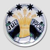 1904 Christmas plate Aluminia Small