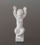 Så stor, Bing & Grøndahl børnefigur, hvid nr. 1002461