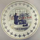 Carl Larsson Plate collection Special edition for United States Series no. 1, plate no. 1 - Flowers on the Windowsill