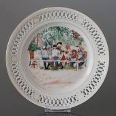 Carl Larsson Plate collection Special edition for United States Series no. 1, plate no. 2 - Lunch under the big Birch