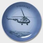 Aeroplane plate no. 7, produced by Bing & Grondahl