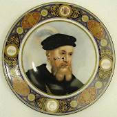 King's plate Christian III, produced by Bing & Grondahl