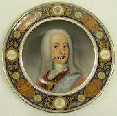 King's plate Christian VI, produced by Bing & Grondahl