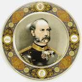 King's plate Christian IX, produced by Bing & Grondahl