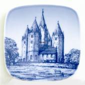 Plate with Kalundborg Church, produced by Bing & Grondahl