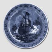 Poet's plate, Vift stolt på Codans bølge, produced by Bing & Grondahl