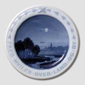 Poet's plate, Fred hviler over land og by, produced by Bing & Grondahl