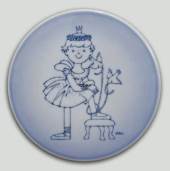 Platte med prinsesse, produceret af Bing & Grøndahl